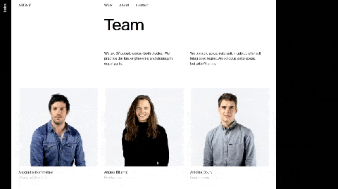 Our Team Page Design Inspiration