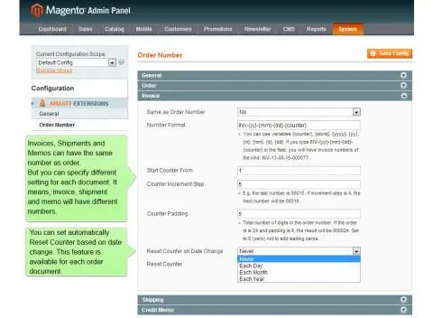 Magento Custom Order Number | Magento Change Order Number Extension