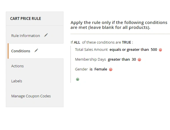 Advanced Cart Price Rule Conditions in Amasty Special Promotions Pro Advanced Cart Price Rule Conditions in Amasty Special Promotions Pro