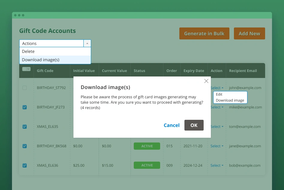 magento 2 gift card images downloading