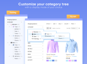Customize your category tree with a display mode of your choice thumbnail