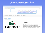 Generate custom meta data for brand, categories and filter results pages thumbnail