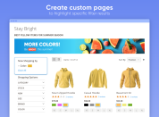 Create custom pages to highlight specific filter results thumbnail