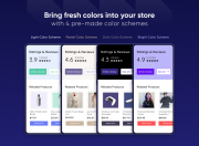 choose from the ready-made color schemes or create your own one