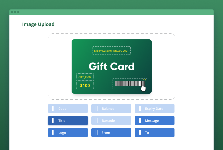 gift card magento 2 gift card design