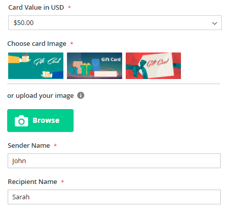 magento 2 gift card