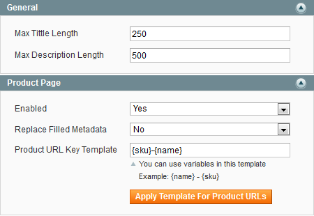 magento meta tags templates