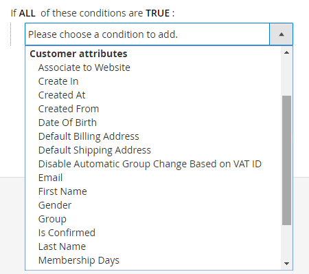 You can create conditions based on customer attributes magento discount rules
